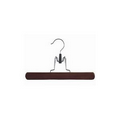 Wooden Clamp Style Pant/Skirt Hanger (Walnut/Chrome)